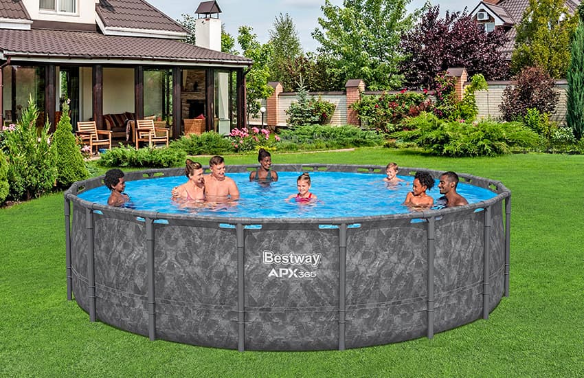 montare piscina apx rotonda