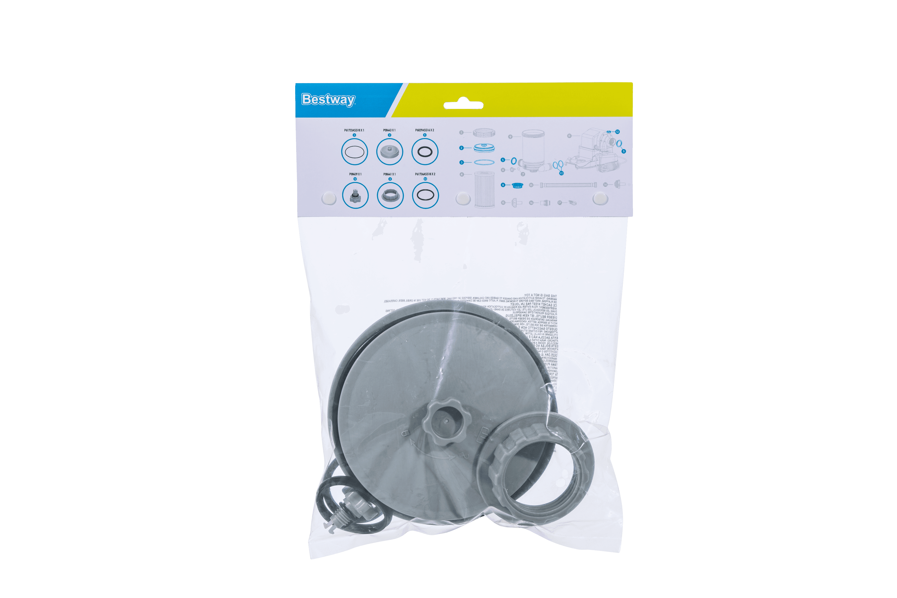 Ricambi pompe filtro Kit di guarnizioni e coperture per le pompe filtro da 9463 l/h Bestway 1