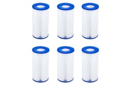 Pompe di filtraggio e Cartucce Filtro a cartuccia tipo III (6 pezzi) Bestway 1