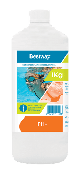 Trattamento chimico dell'acqua Correttore pH- da 1 kg Bestway 1
