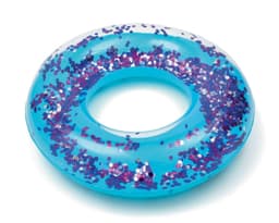 Gonfiabili mare per adulti Ciambella gonfiabile Glitter blu Bestway 3