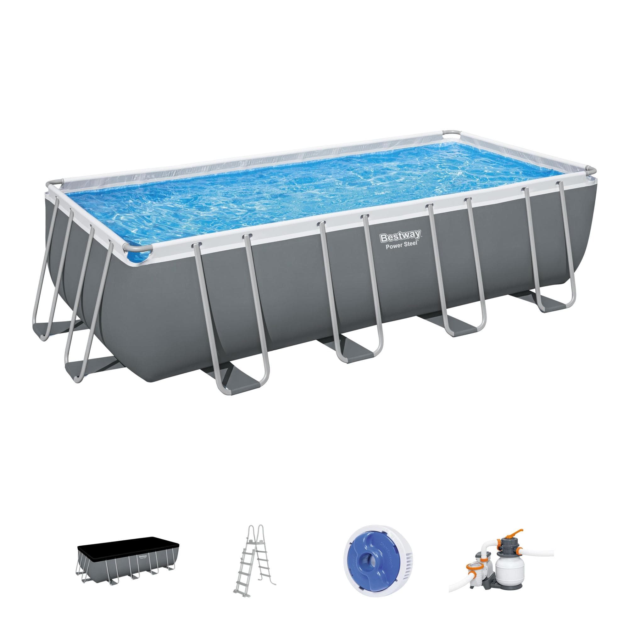 Piscine fuori terra Set piscina da 549x274x132 cm grigio scuro Bestway 1
