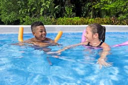 Piscine fuori terra Set piscina da 488x244x122 cm grigio Bestway 5