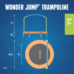 Giochi gonfiabili per bambini Tappeto elastico Wonderjump per bambini da 91 cm Bestway 9