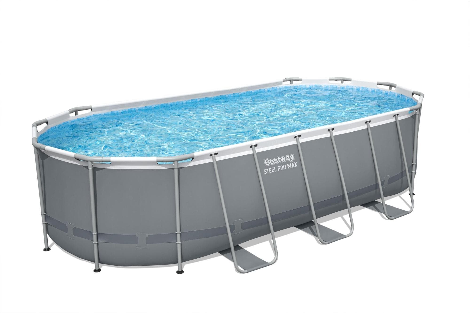Piscine fuori terra Piscina solo struttura da 549x274x122 cm grigio scuro Bestway 1