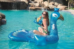 Gonfiabili mare per adulti Pavone gonfiabile blu Bestway 2
