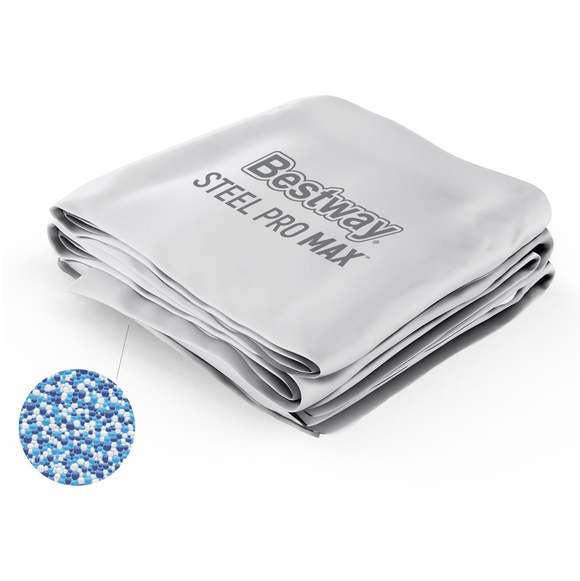 Ricambi Piscine e Spa Liner di ricambio per piscina Steel Pro Max da 427x122 cm grigio chiaro Bestway 1