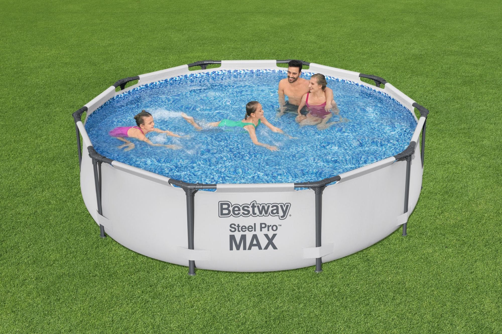 Piscine fuori terra Piscina grigio chiaro da 305x76 cm Bestway 2