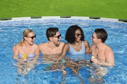 Piscine fuori terra Set piscina grigio chiaro da 427x122 cm Bestway 4