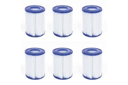 Pompe di filtraggio e Cartucce Filtro a cartuccia tipo II (6 pezzi) Bestway 1