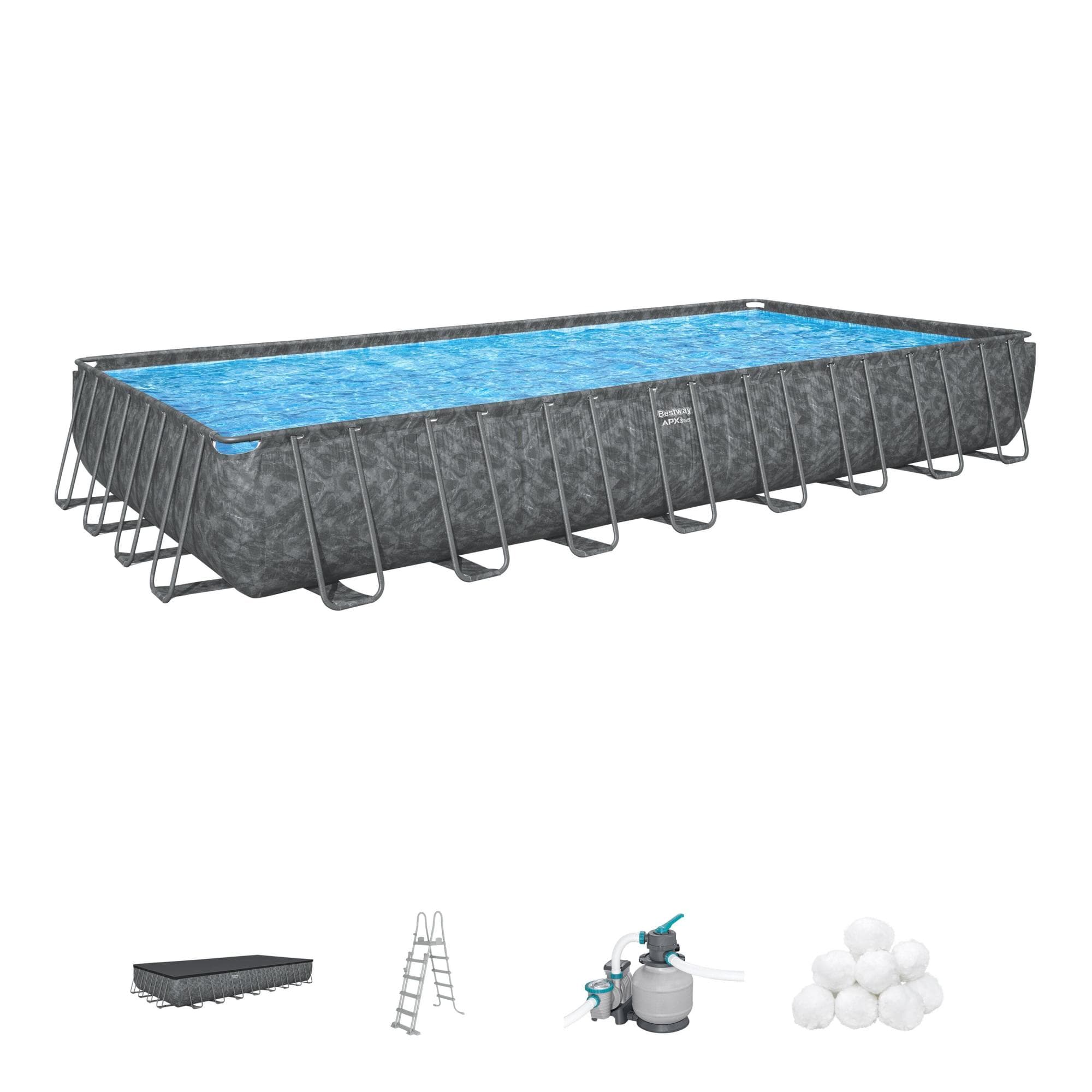 Piscine fuori terra Set piscina APX 365 da 956x488x132 cm Bestway 1