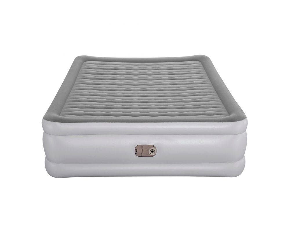 Materassi gonfiabili Materasso gonfiabile matrimoniale da 203x152x46 cm grigio Bestway 1