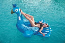 Gonfiabili mare per adulti Pavone gonfiabile blu Bestway 4