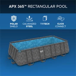 Piscine fuori terra Piscina solo struttura e liner APX 365 da 549x274x132 cm Bestway 8
