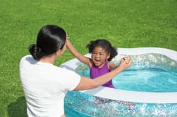 Giochi gonfiabili per bambini Piscinetta gonfiabile Sparkle Shell da 150x127x43 cm Bestway 5