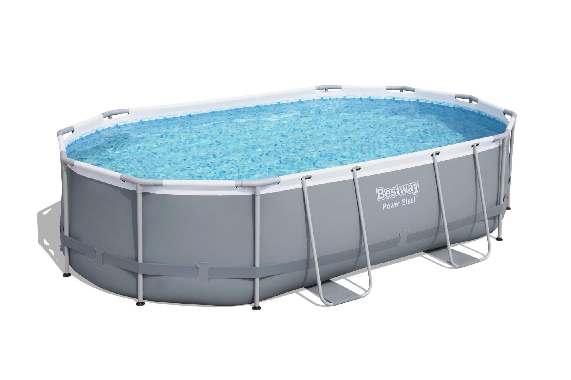 Piscine fuori terra Piscina solo struttura grigio scuro - 488x305x107 cm Bestway 1