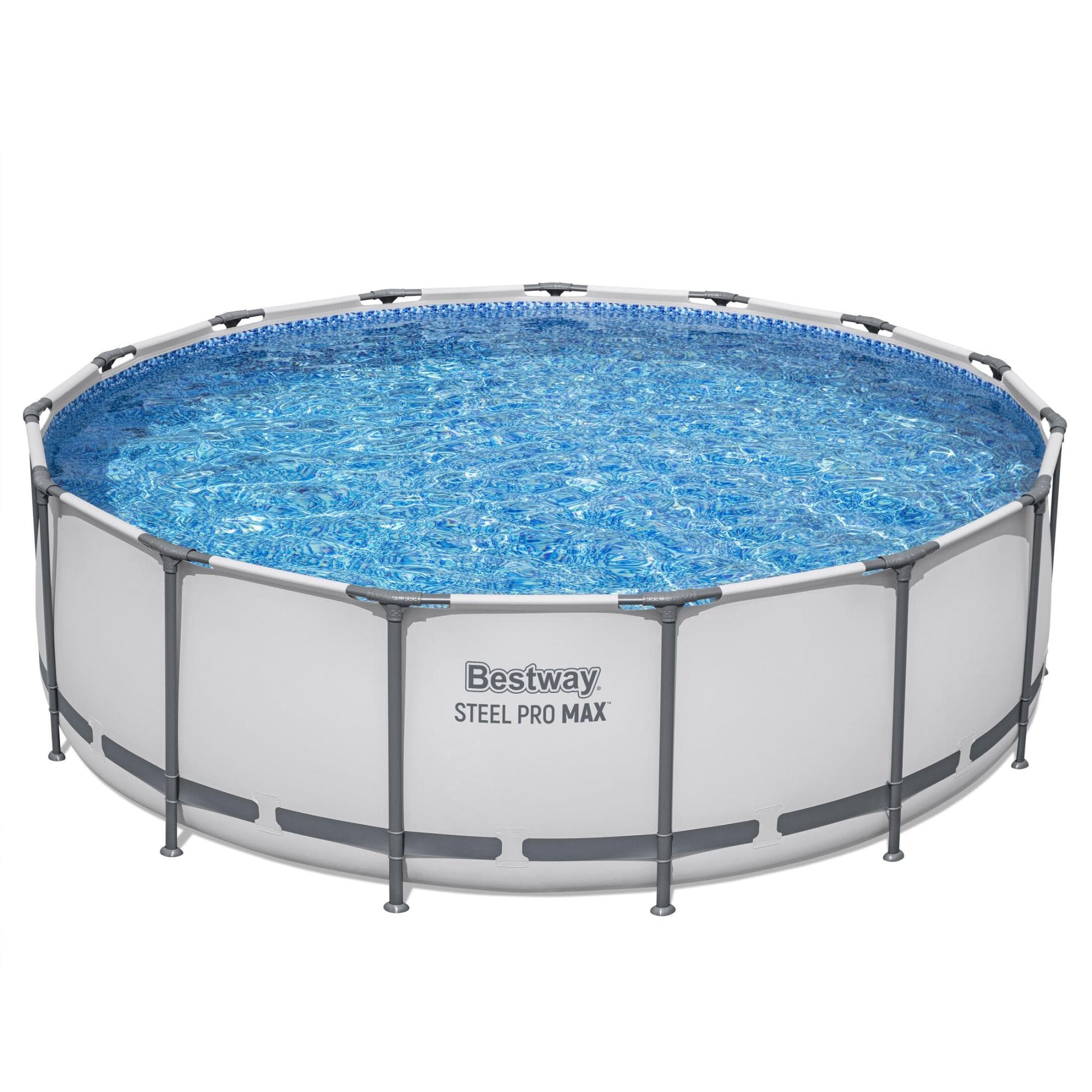 Piscine fuori terra Piscina solo struttura grigio chiaro - 457x122 cm Bestway 1