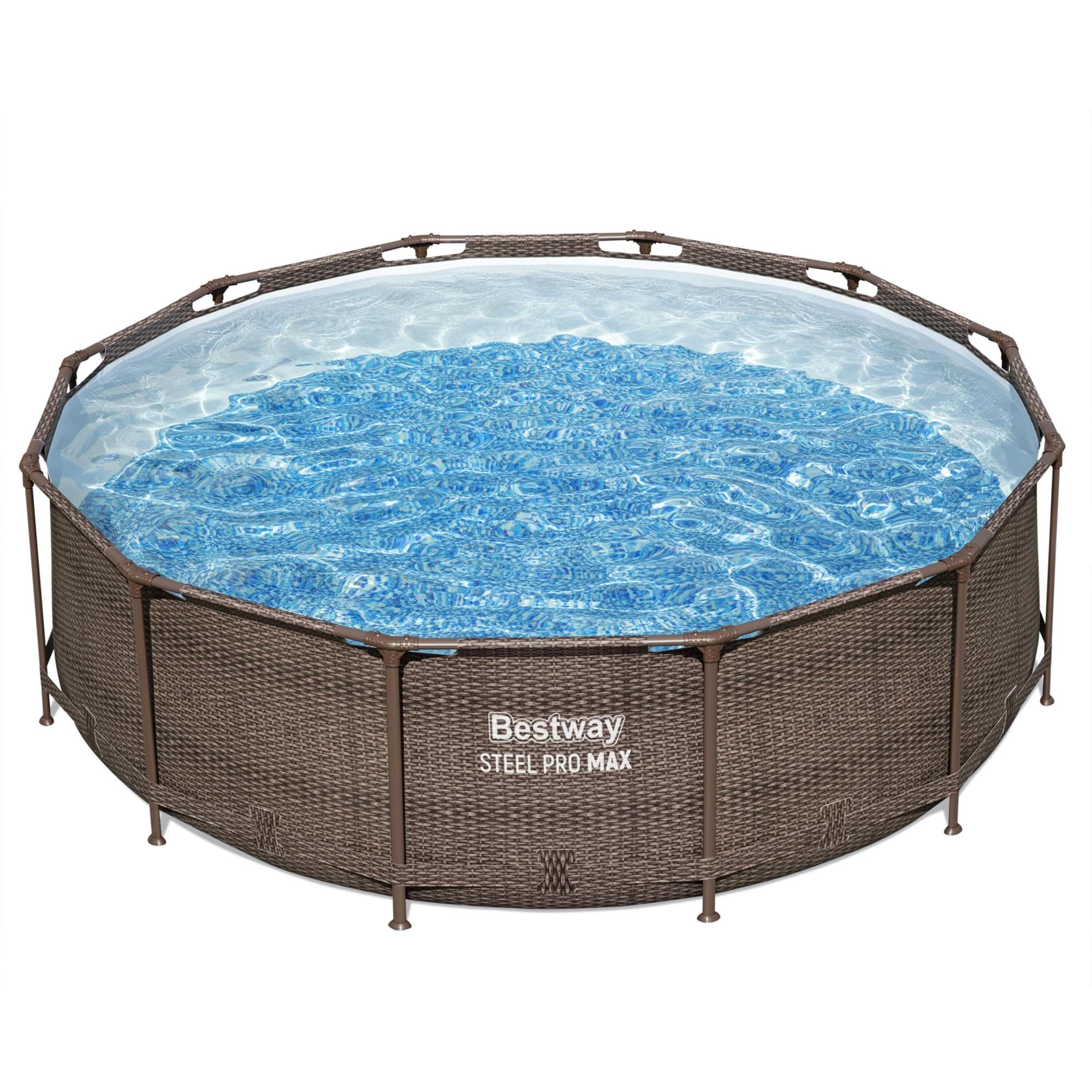 Piscine fuori terra Piscina solo struttura effetto rattan - 366x100 cm Bestway 1