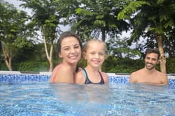 Piscine fuori terra Piscina grigio chiaro da 305x76 cm Bestway 4