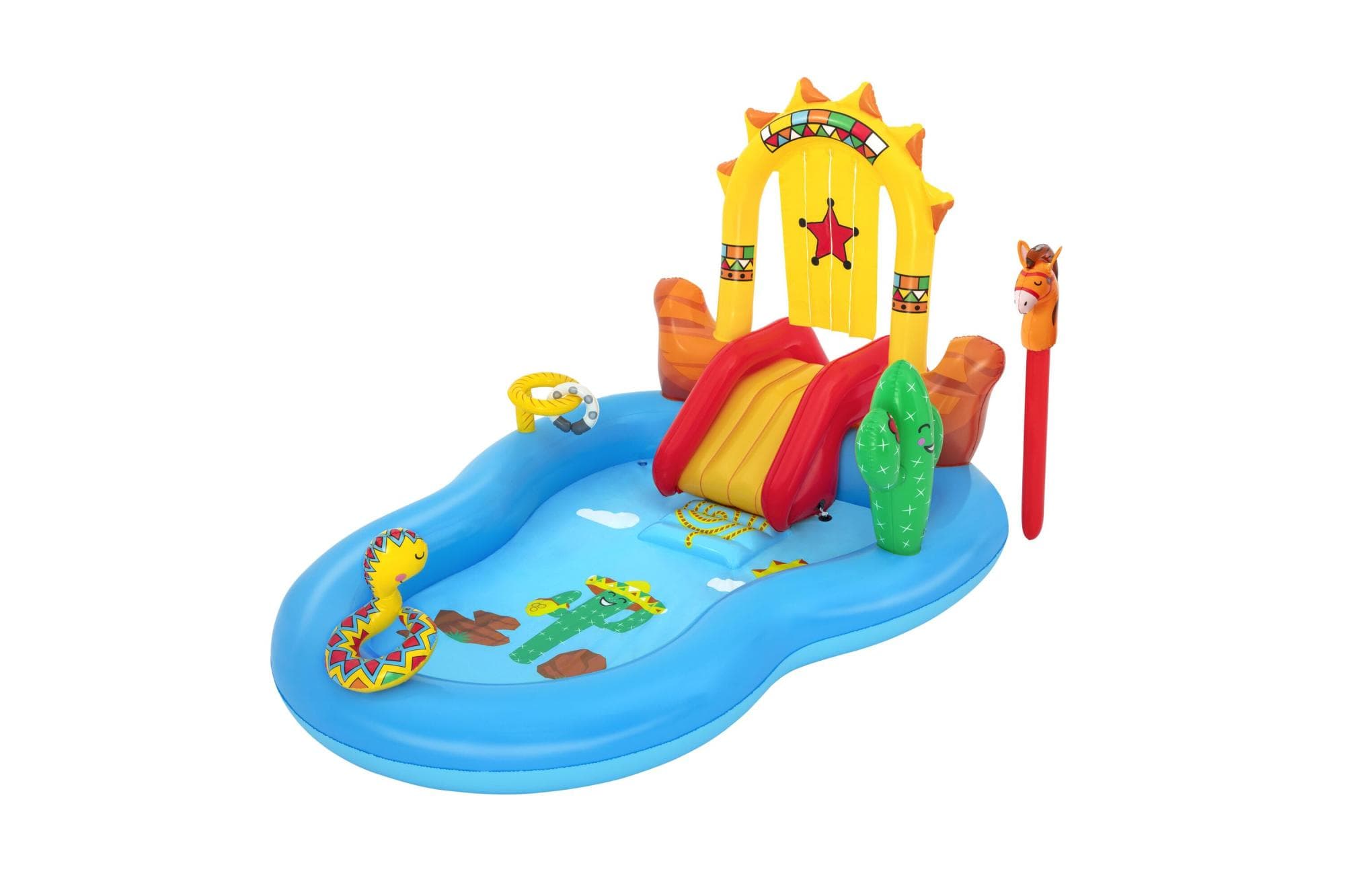 Giochi gonfiabili per bambini Playcenter gonfiabile Far West Bestway 1