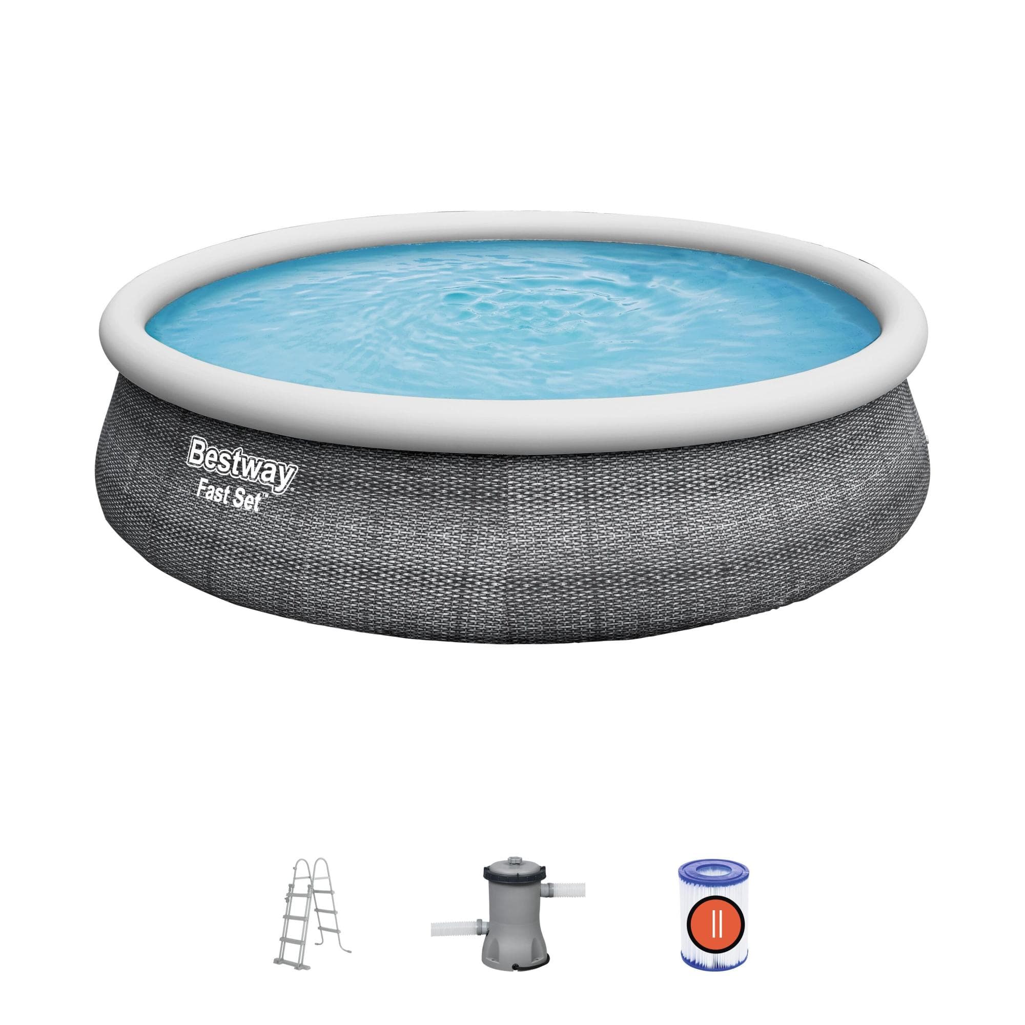 Piscine fuori terra Set piscina gonfiabile Fast Set da 457x107 cm Bestway 1