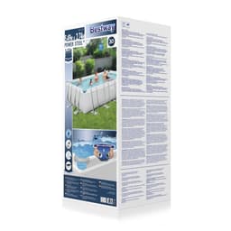 Piscine fuori terra Set piscina grigio chiaro da 549x274x122 cm Bestway 9
