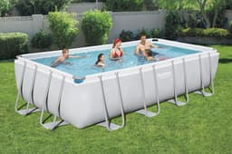 Piscine fuori terra Set piscina grigio chiaro da 549x274x122 cm Bestway 3