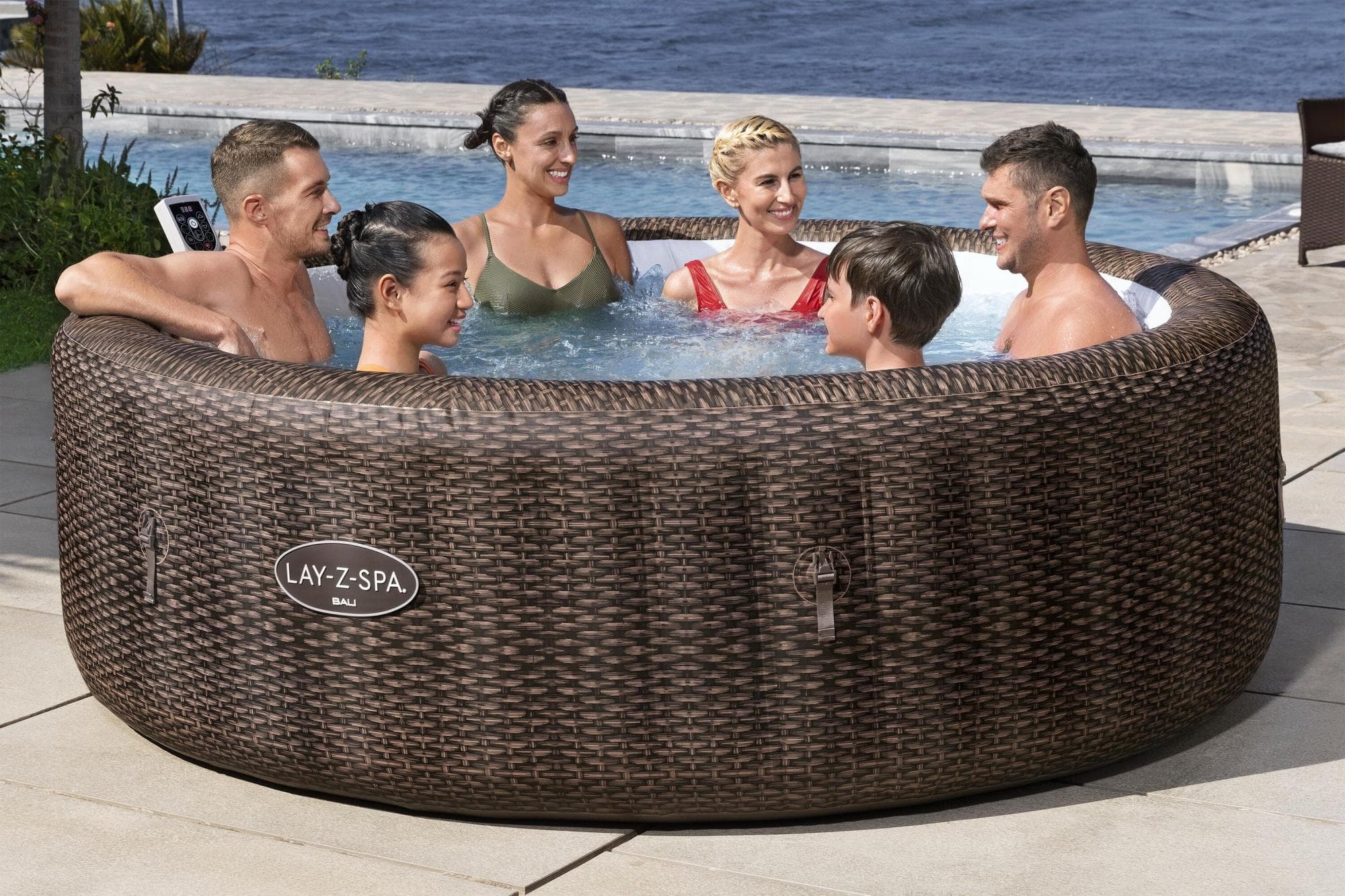 Idromassaggi gonfiabili Lay-Z-Spa Idromassaggio gonfiabile Bali Lay-Z-Spa AirJet 5-7 persone Bestway 2