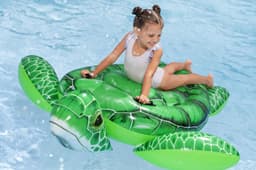 Giochi gonfiabili per bambini Cavalcabile da piscina Tidal Turtle Bestway 6