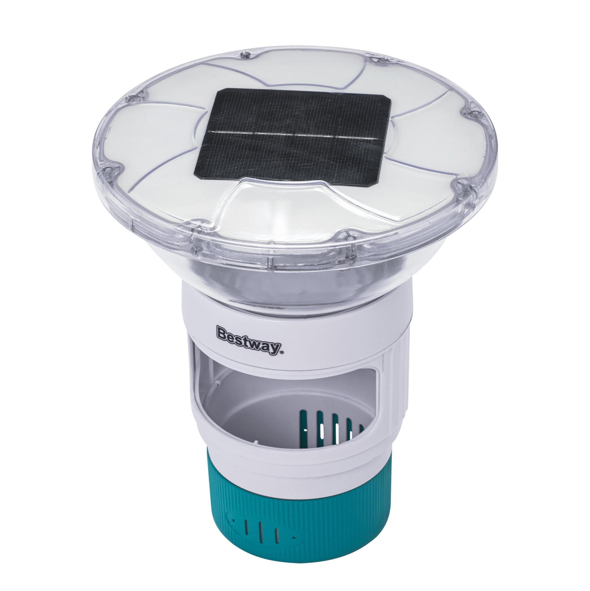 Trattamento chimico dell'acqua Dosatore per cloro con LED SolarGlow, 4 colori Bestway 1