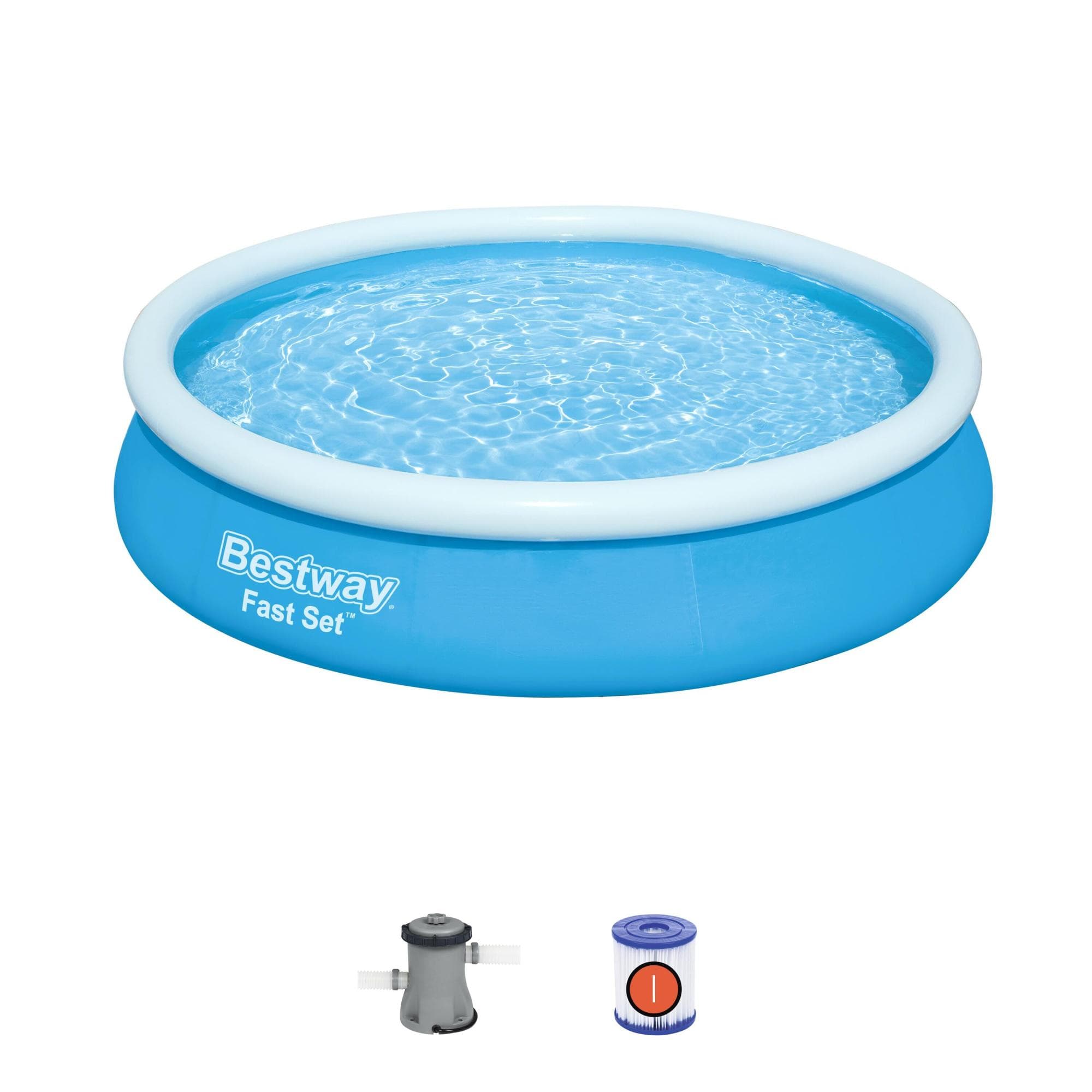 Piscine fuori terra Set piscina gonfiabile Fast Set da 366x76 cm Bestway 1