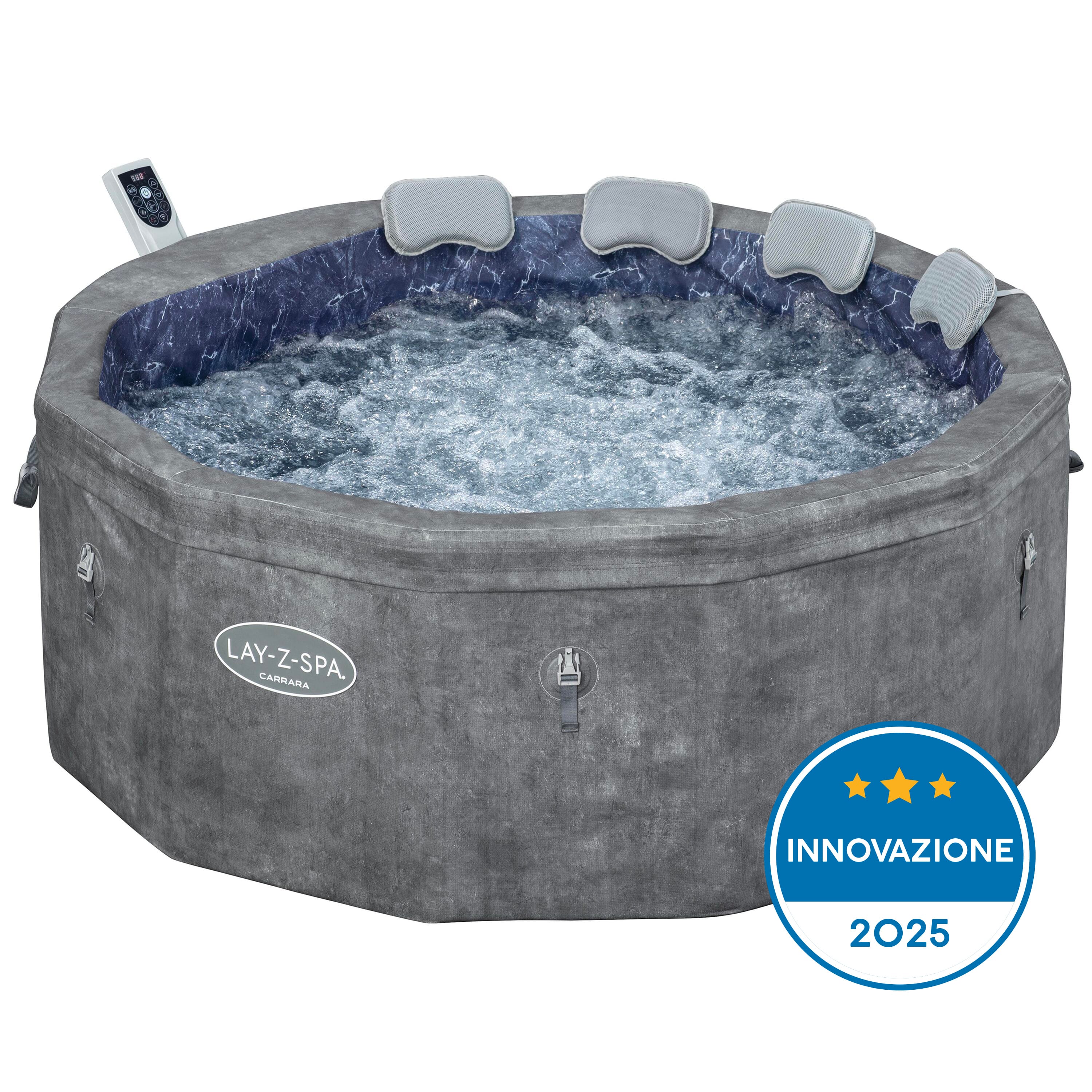 Idromassaggi gonfiabili Lay-Z-Spa Idromassaggio semirigido Lay-Z-Spa Carrara AirJet  4-6 persone Bestway 1
