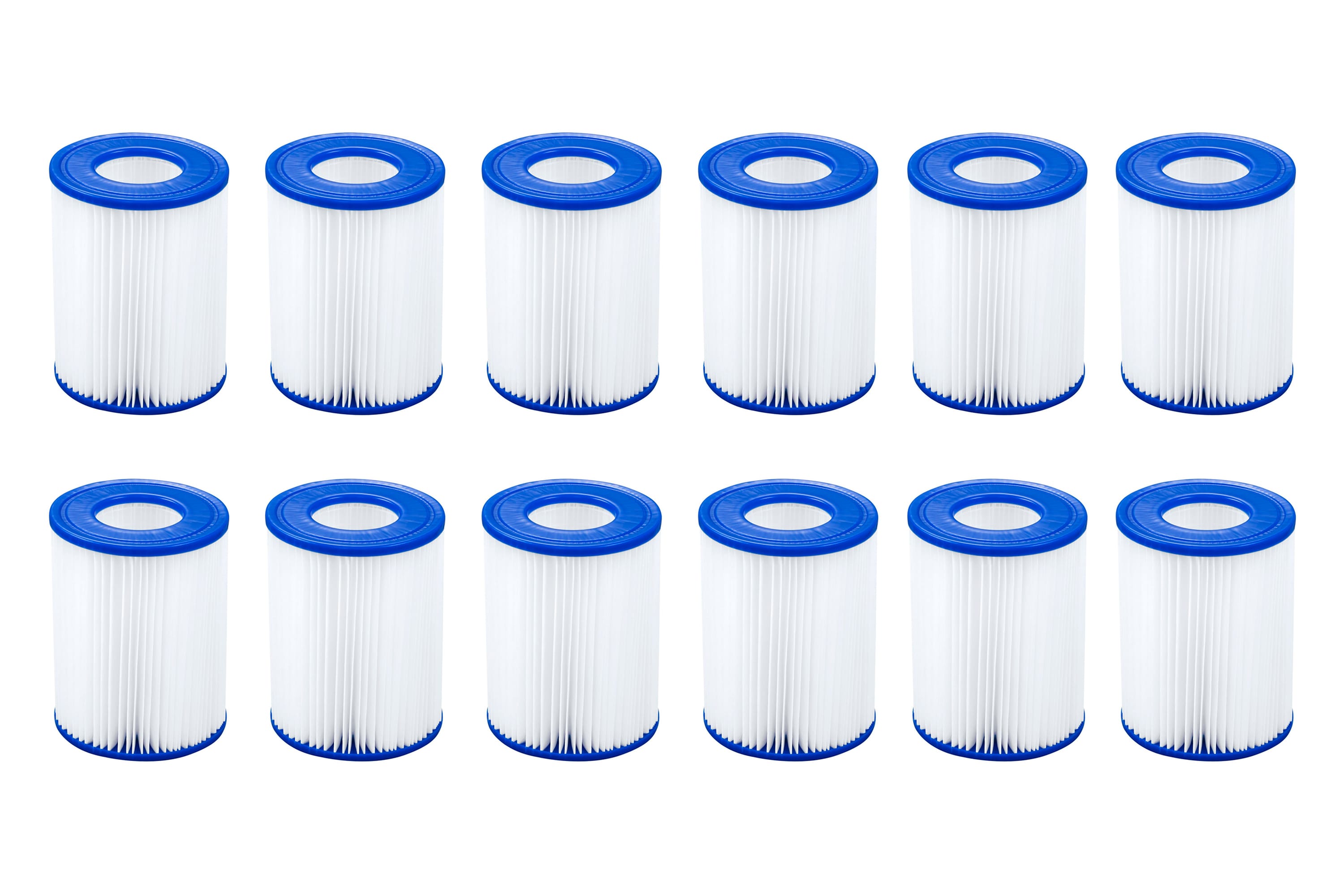 Pompe di filtraggio e Cartucce Filtro a cartuccia tipo II (12 pezzi) Bestway 1
