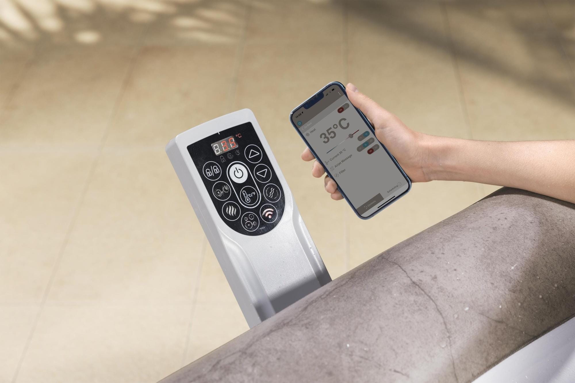 Idromassaggi gonfiabili Lay-Z-Spa Idromassaggio gonfiabile Rome Lay-Z-Spa AirJet 4-6 persone Bestway 1