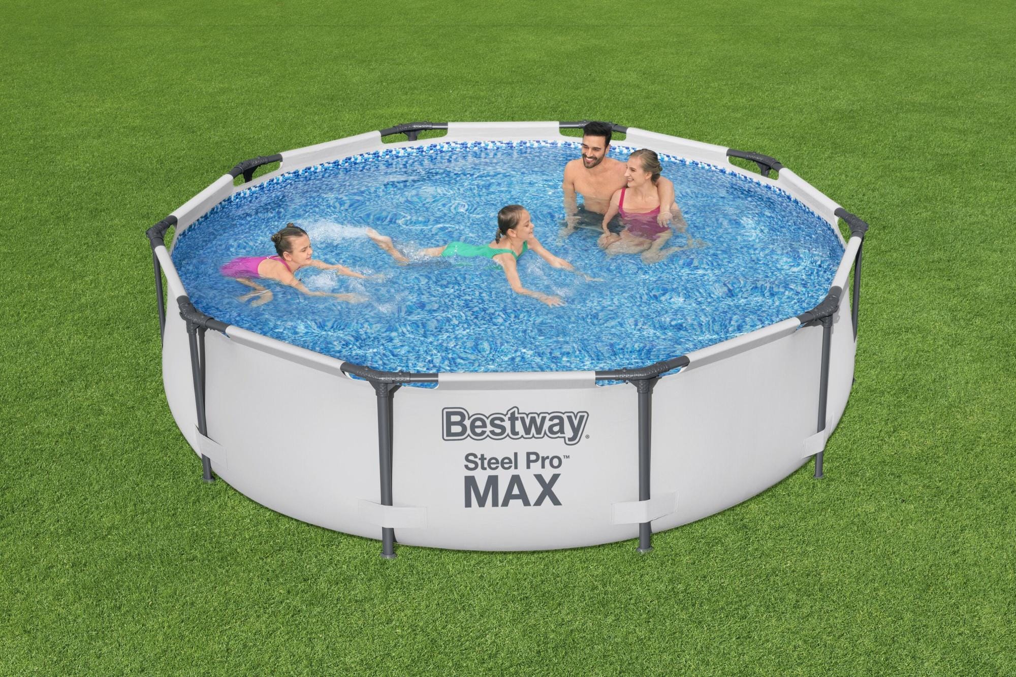 Piscine fuori terra Piscina grigio chiaro da 305x76 cm Bestway 1