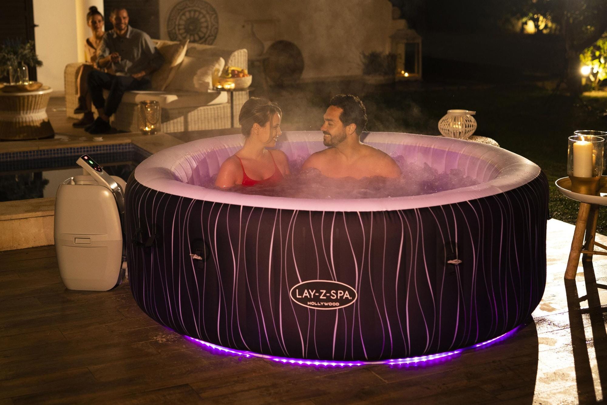 Idromassaggi gonfiabili Lay-Z-Spa Idromassaggio gonfiabile Lay-Z-Spa Hollywood AirJet 4-6 persone Bestway 1