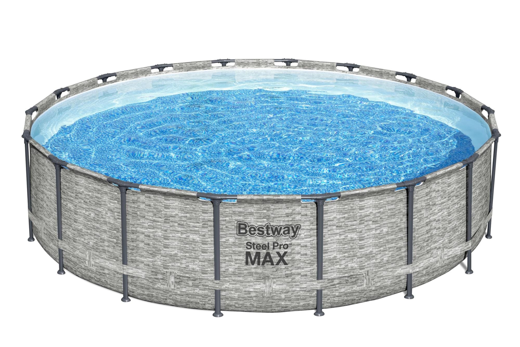 Piscine fuori terra Piscina solo struttura effetto pietra - 549x122 cm Bestway 1