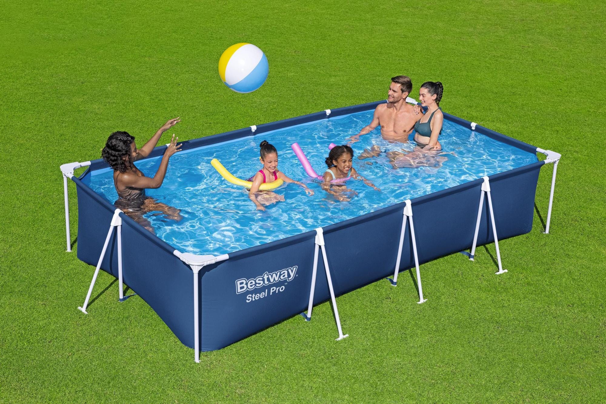 Piscine fuori terra Set piscina 400x211x81 cm blu scuro Bestway 1