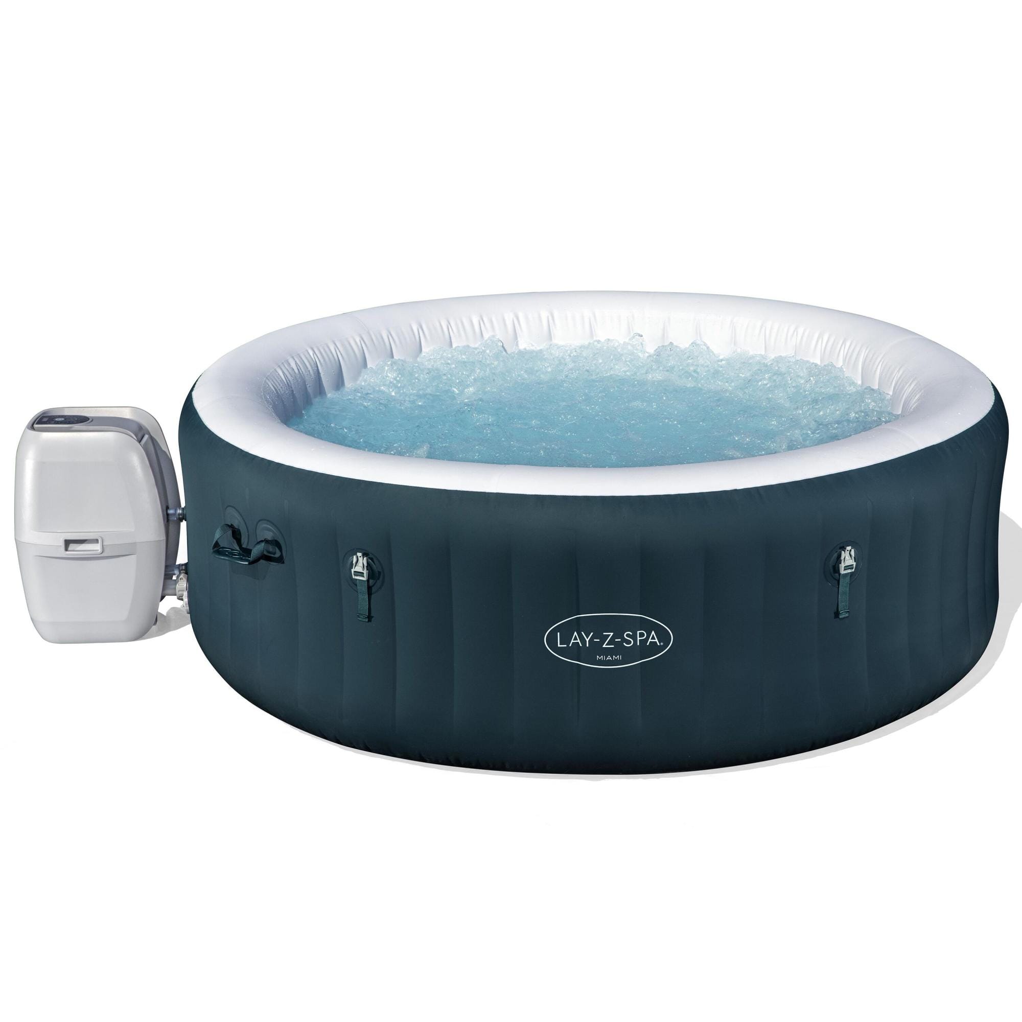 Idromassaggi gonfiabili Lay-Z-Spa Idromassaggio gonfiabile Lay-Z-Spa Miami AirJet 4-6 persone verde Bestway 1