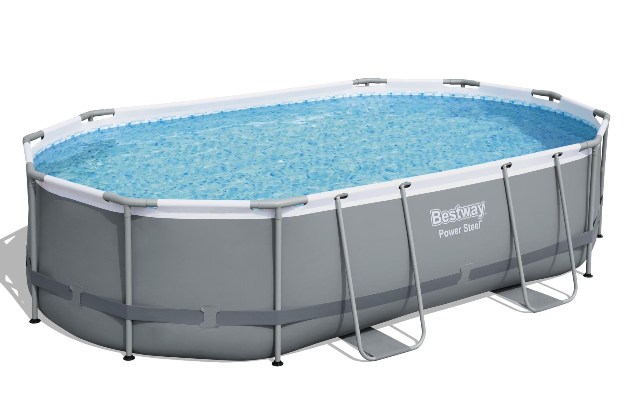 Piscine fuori terra Piscina solo struttura grigio scuro - 488x305x107 cm Bestway 1