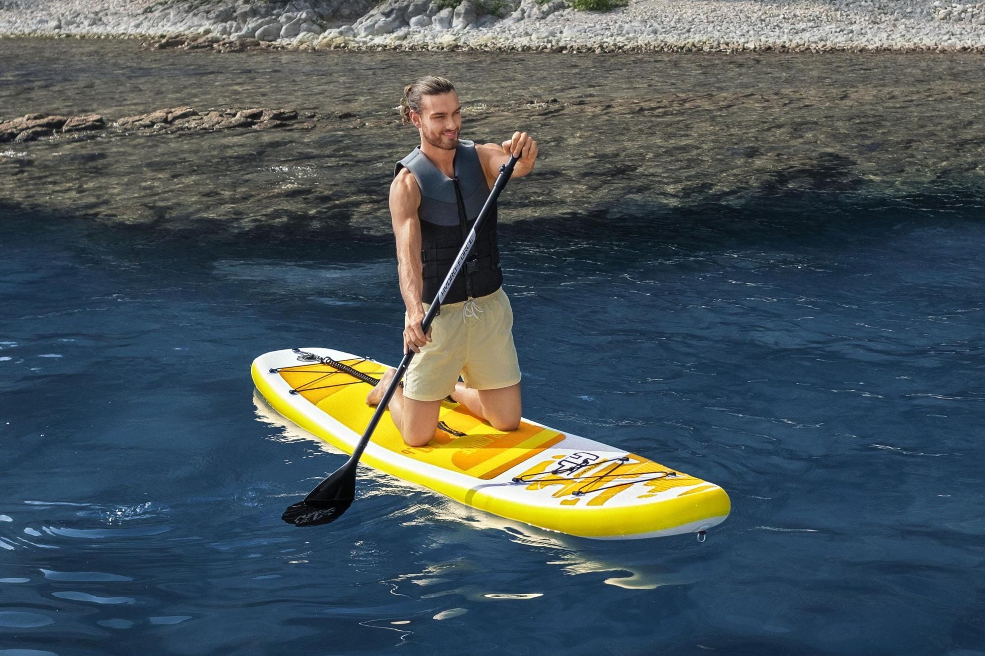 Sport Acquatici Tavola da SUP gonfiabile Aqua Cruise da 320x76x12 cm Bestway 1