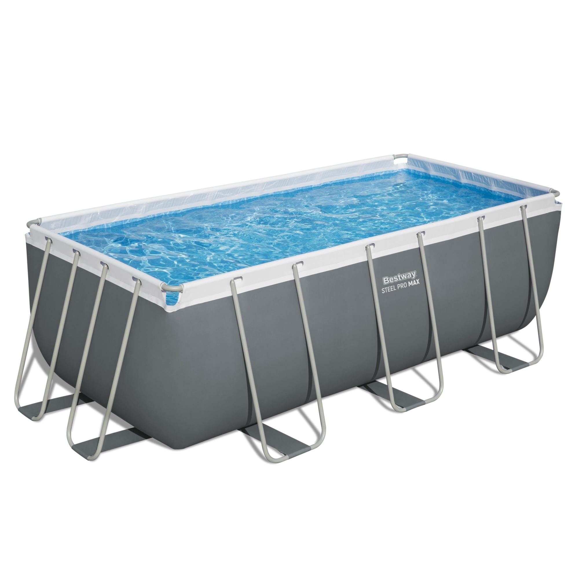 Piscine fuori terra Piscina solo struttura - 412x201x122 cm grigio scuro Bestway 1