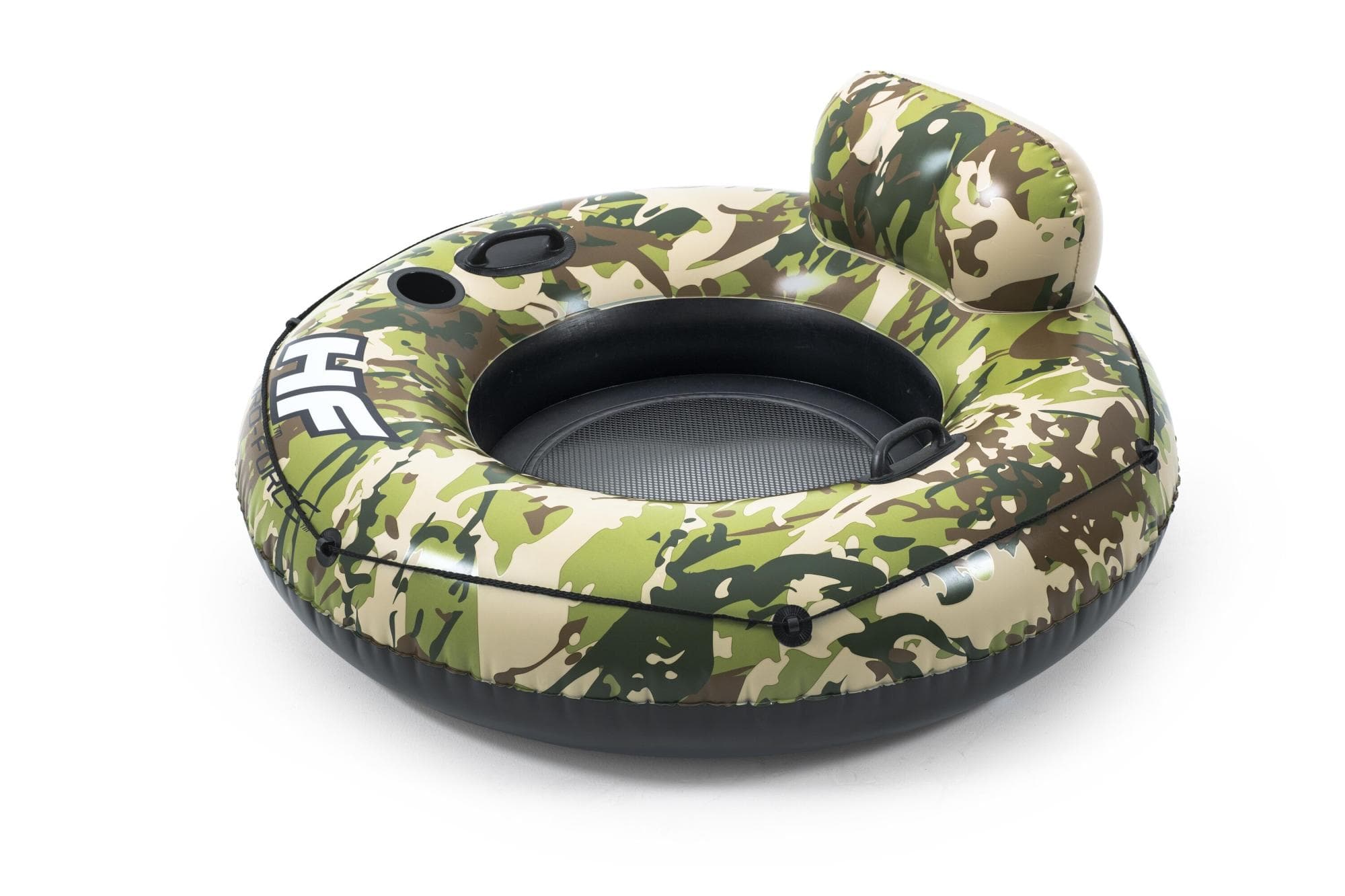 Gonfiabili mare per adulti Ciambella gonfiabile con schienale Camo Bestway 1