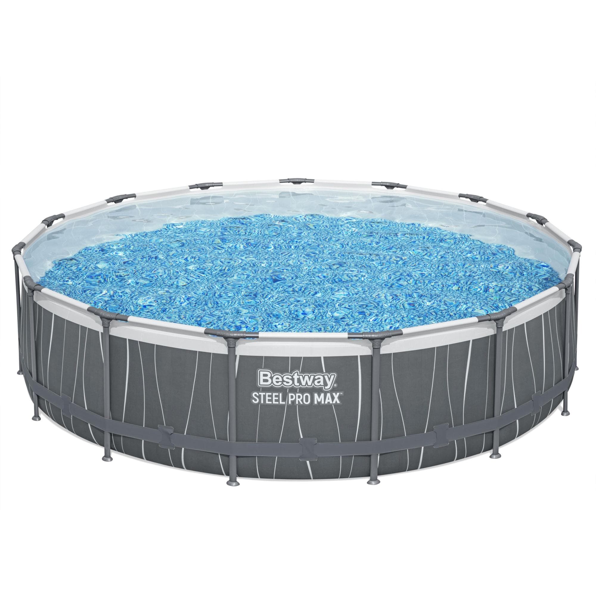 Piscine fuori terra Piscina solo struttura grigio scuro - 457x107 cm Bestway 1