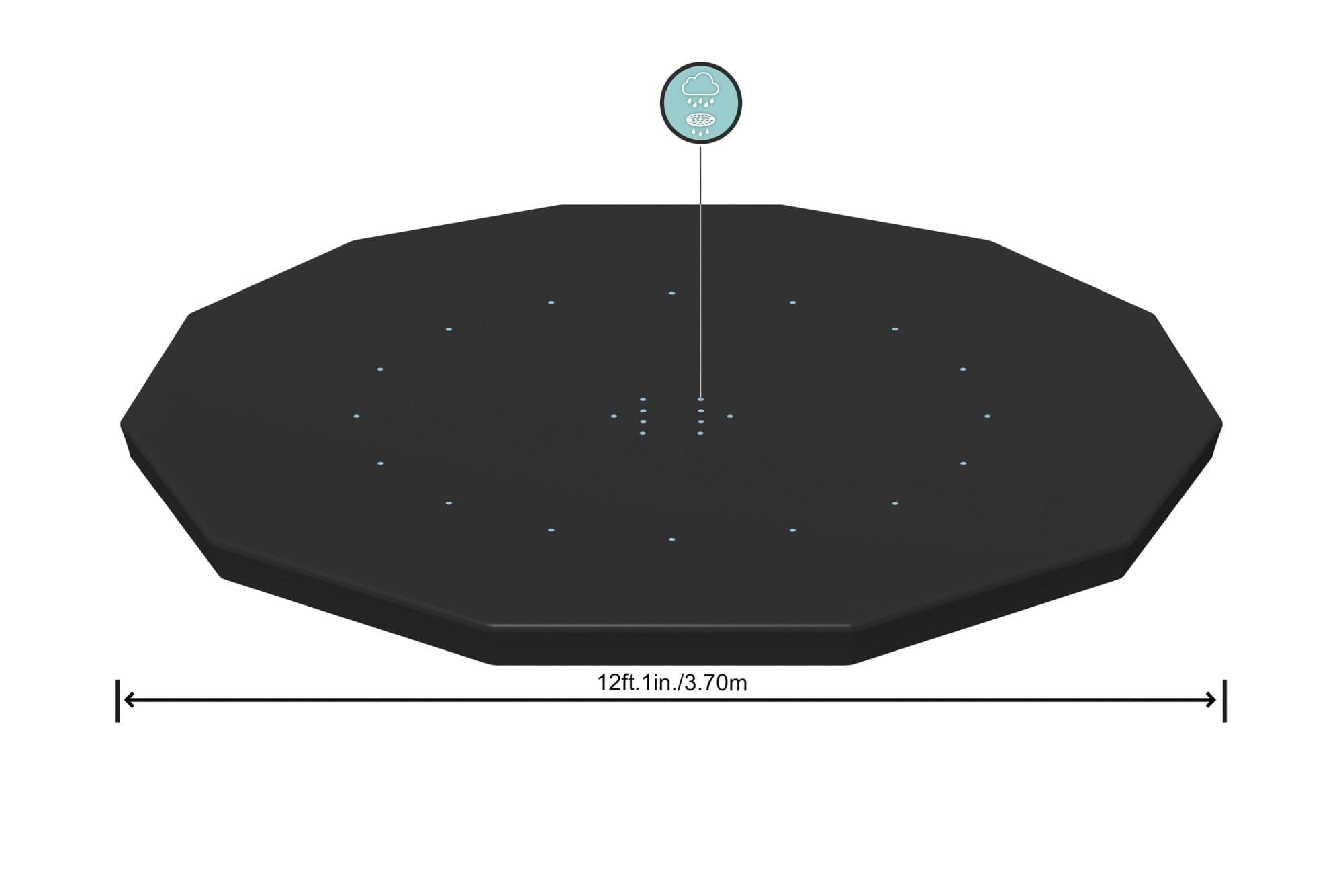 Accessori Copertura rotonda per piscine fuori terra da 366 cm Bestway 1