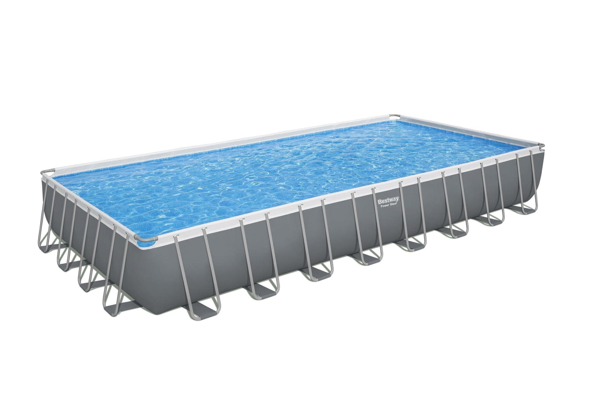 Piscine fuori terra Piscina solo struttura grigio scuro - 956x488x132 cm Bestway 1